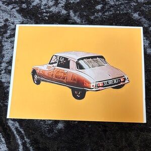 Vintage Car Art Print - Brown